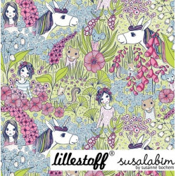 Bio Baumwolle Lillestoff - Einhorntraum